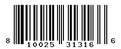 810025313166 barcode