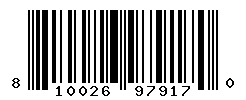 UPC barcode number 810026979170