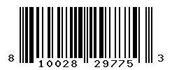 UPC barcode number 810028297753