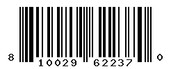 UPC barcode 810029622370