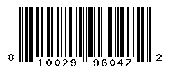 UPC barcode number 810029960472