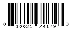 UPC barcode 810031741793