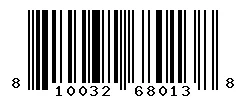 UPC 810032680138 barcode image