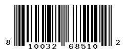 UPC barcode 810032685102