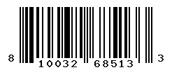 UPC barcode 810032685133