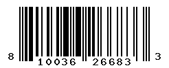 UPC barcode 810036266833