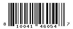 UPC barcode number 810041460547