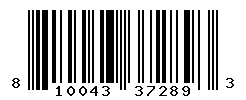 UPC barcode number 810043372893