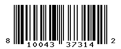 UPC barcode number 810043373142