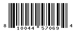 UPC barcode number 810044570694