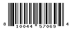 UPC barcode 810044570694