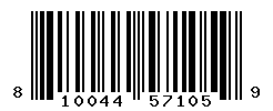 UPC barcode number 810044571059