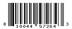 UPC 810044572643 barcode image