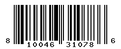 UPC barcode number 810046310786