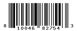 810046827543 barcode