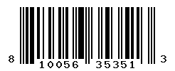 UPC barcode number 810056353513