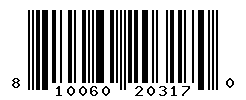 UPC barcode number 810060203170