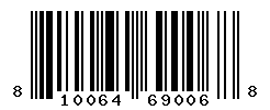 UPC barcode number 810064690068