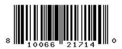 UPC barcode number 810066217140