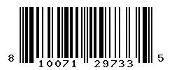 UPC barcode 810071297335