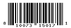 UPC barcode number 810073150171