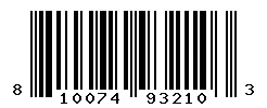 UPC barcode 810074932103