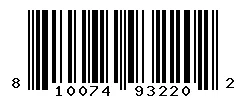 UPC barcode 810074932202