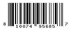UPC barcode 810074956857