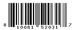 UPC barcode 810081520317