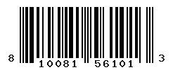 UPC barcode 810081561013