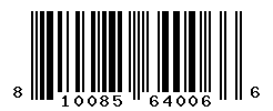 UPC barcode number 810085640066