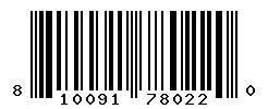 UPC barcode number 810091780220