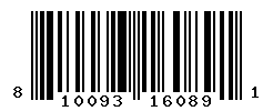 UPC barcode number 810093160891