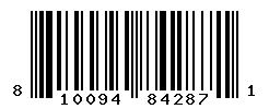 UPC barcode 810094842871