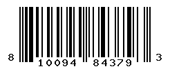 UPC barcode number 810094843793