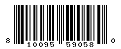 UPC barcode number 810095590580