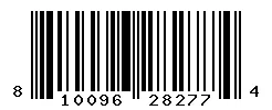 UPC barcode 810096282774