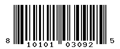 810101030925 barcode