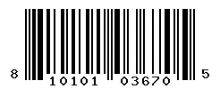 810101036705 barcode
