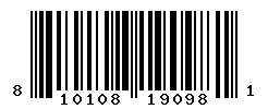 UPC barcode number 810108190981