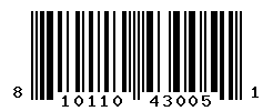 UPC barcode number 810110430051