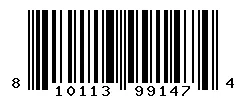 810113991474 barcode