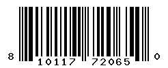 UPC barcode number 810117720650