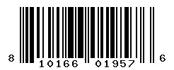 UPC barcode 810166019576