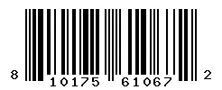 UPC barcode number 810175610672 lookup