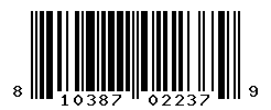 UPC barcode number 810387022379