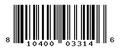 810400033146 barcode