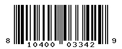 810400033429 barcode
