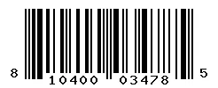 810400034785 barcode