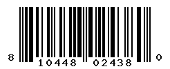 UPC barcode number 810448024380